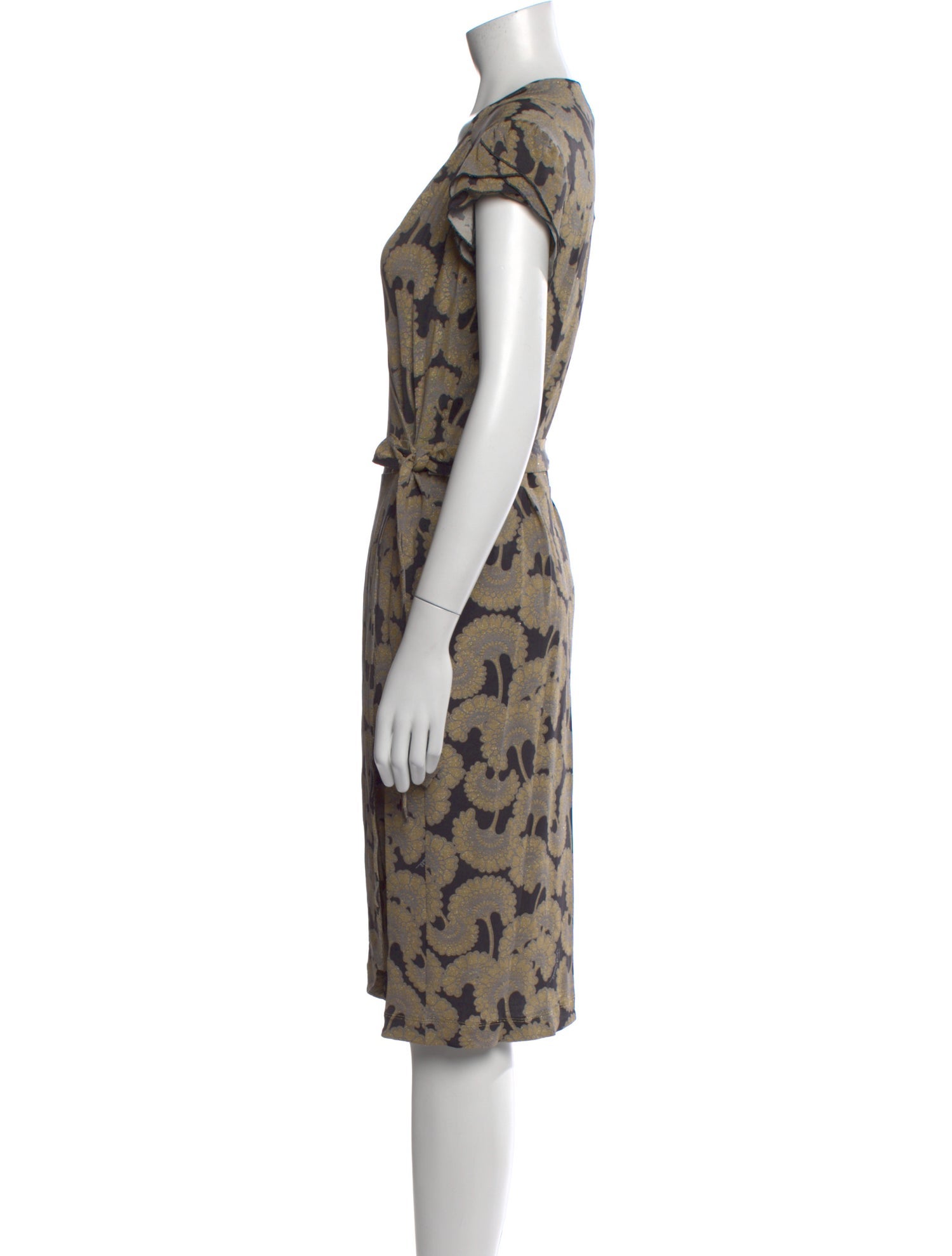 Just Cavalli Printed Knee-Length Dress w/ Tags