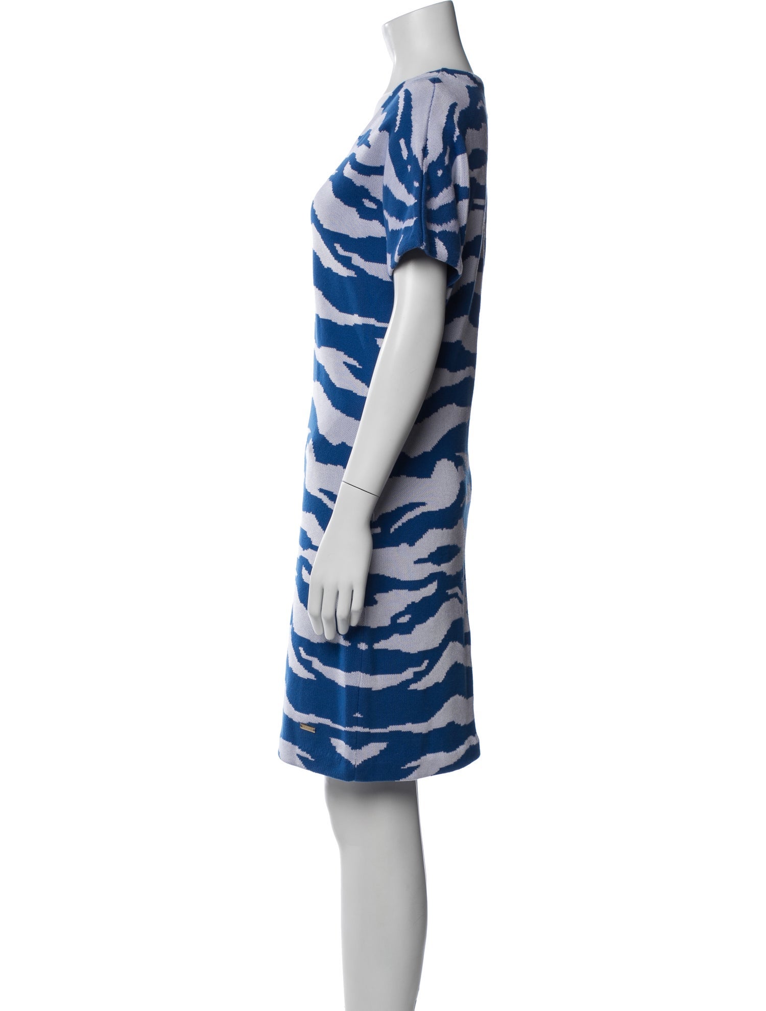 Just Cavalli Animal Print Knee-Length Dress w/ Tags