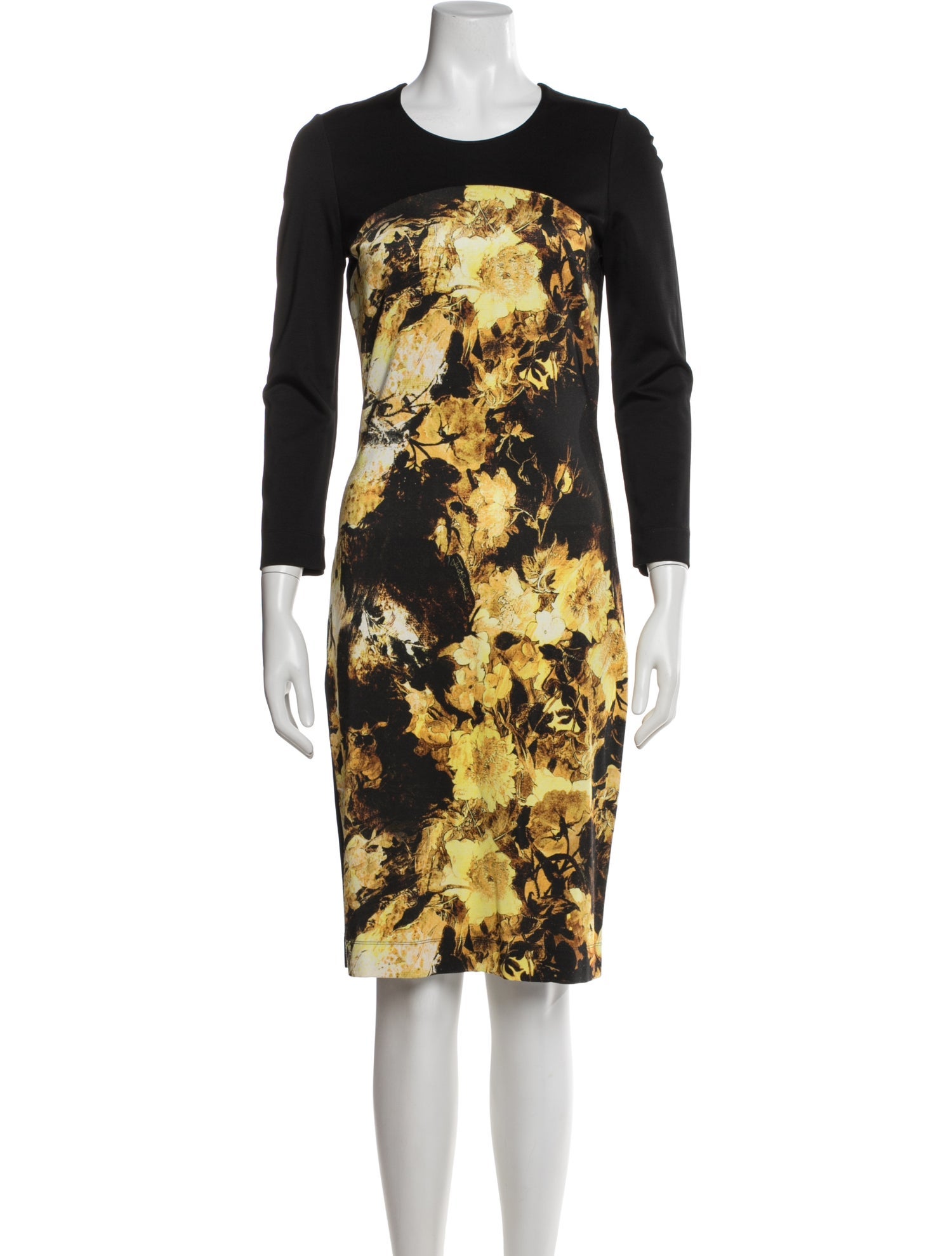 Just Cavalli Floral Print Knee-Length Dress