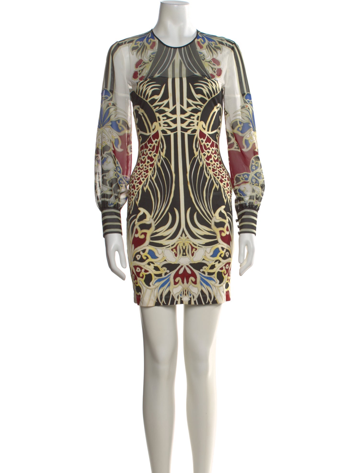 Just Cavalli Graphic Print Mini Dress