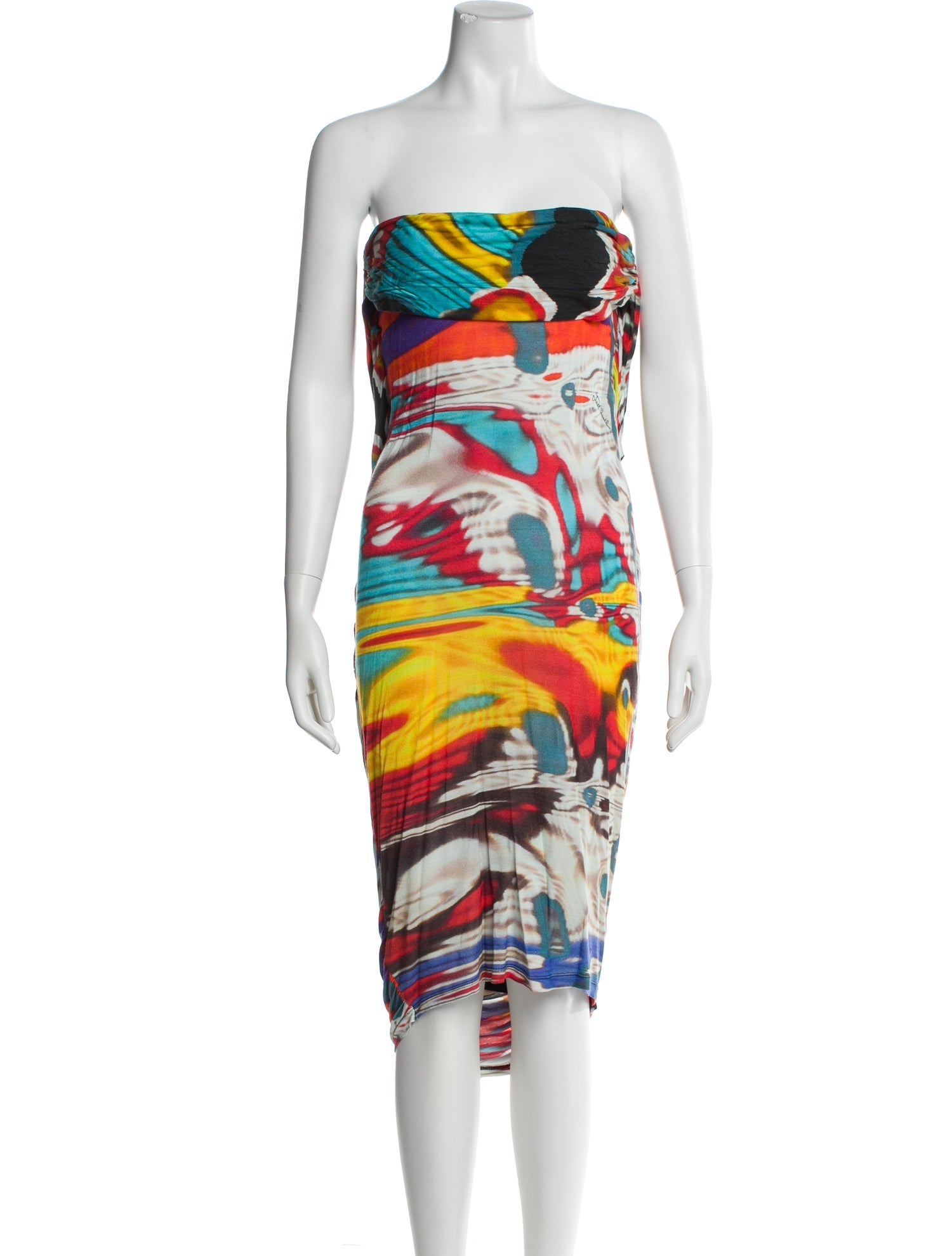 Just Cavalli Printed Knee-Length Dress