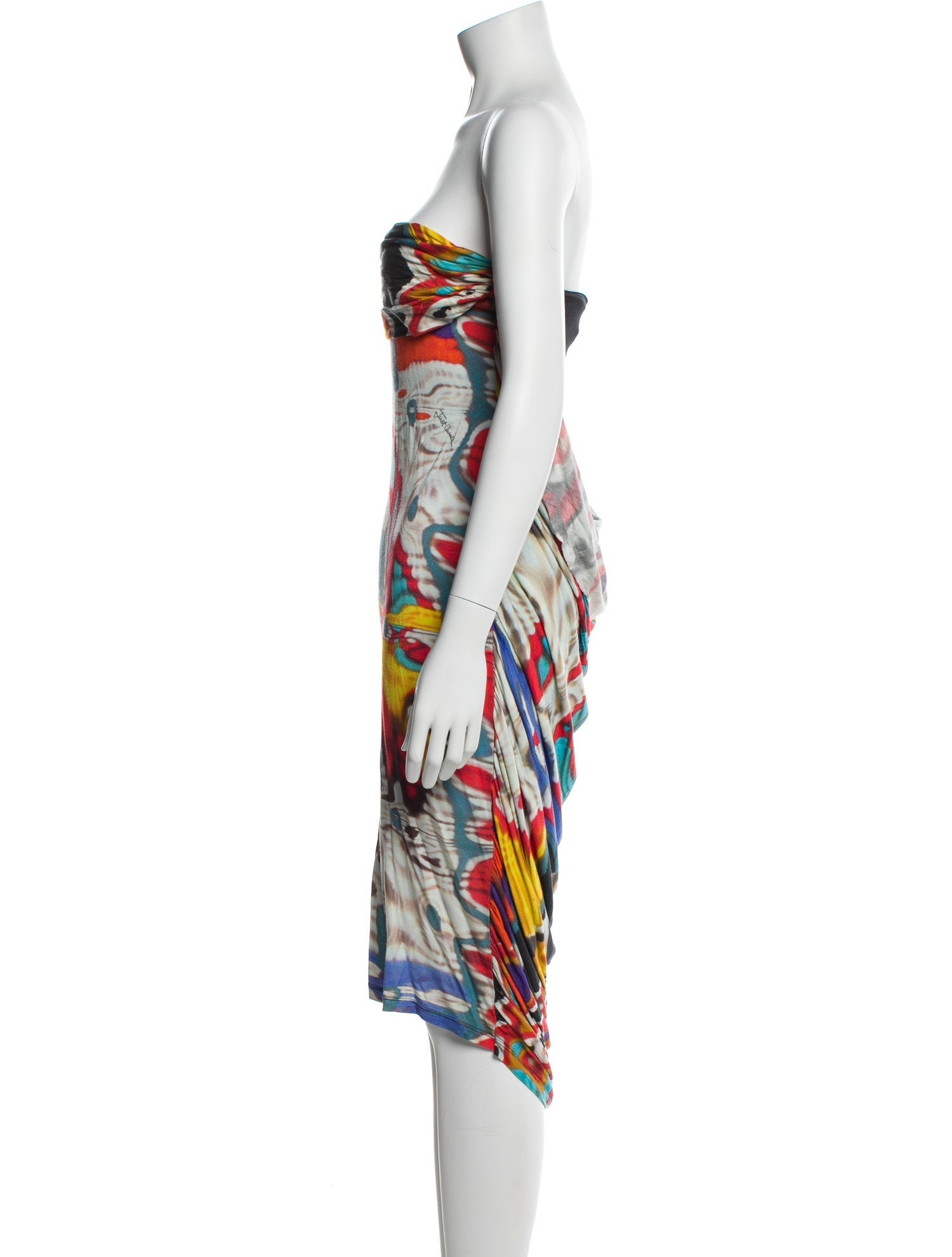 Just Cavalli Printed Knee-Length Dress