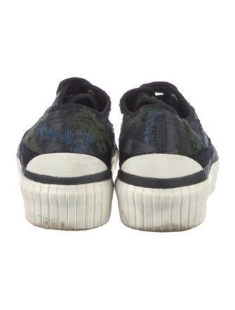 JULIAN GOLD Colorblock Pattern Sneakers