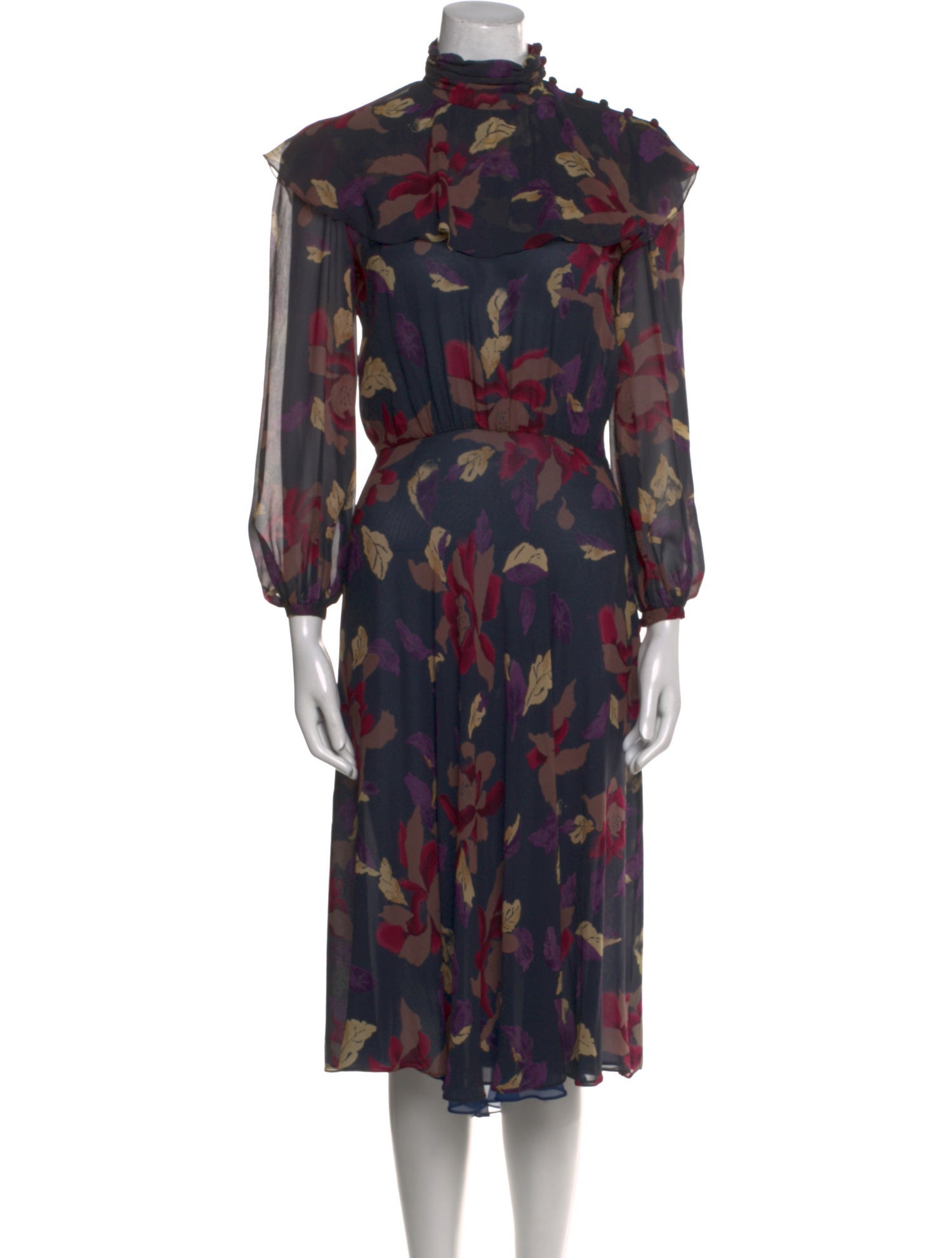 Judy Hornby Silk Midi Length Dress