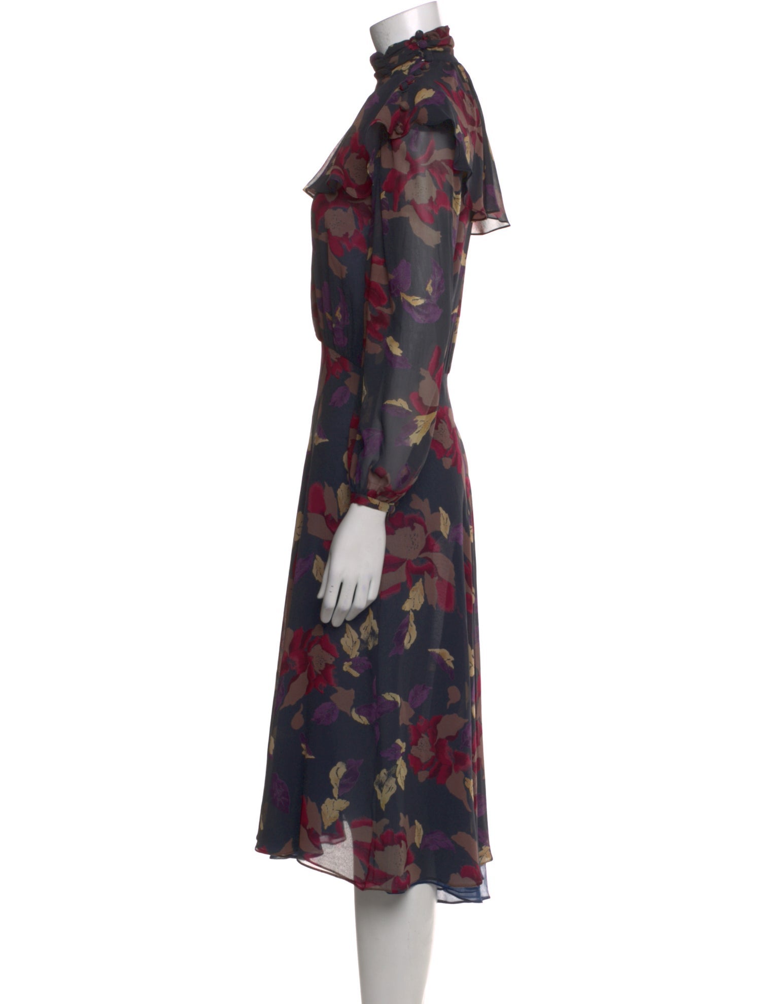 Judy Hornby Silk Midi Length Dress