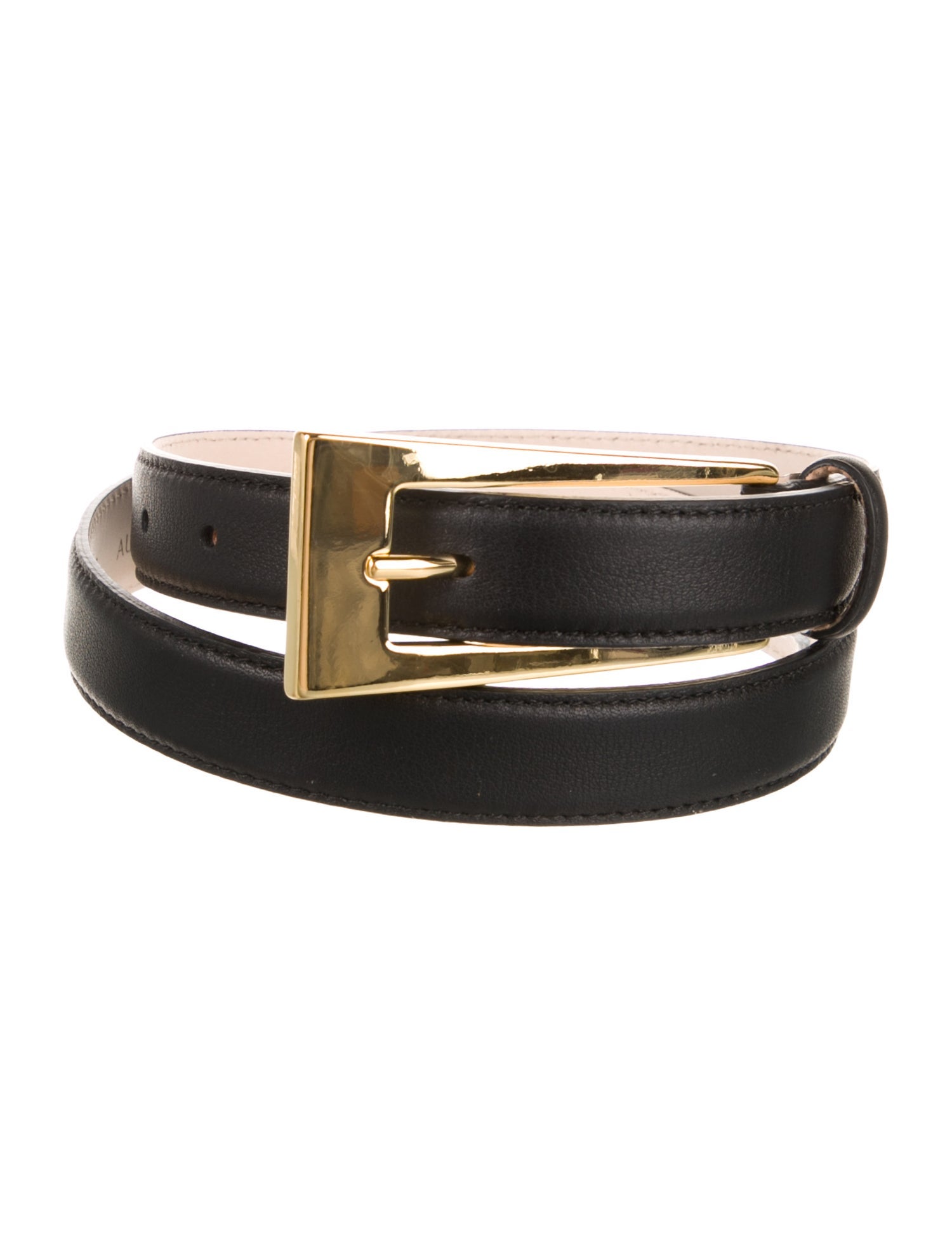 Aureum Skinny Leather Belt