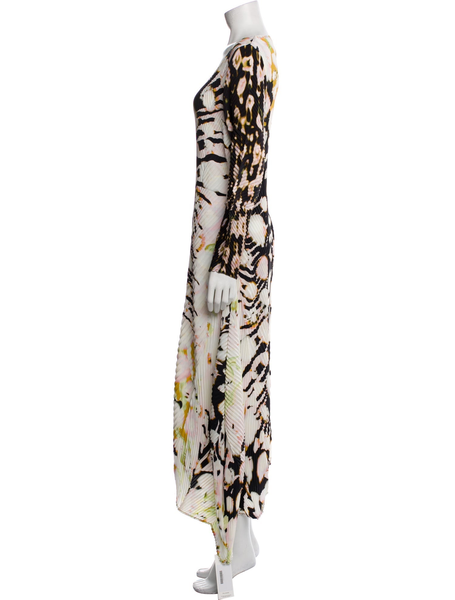 Julia Heuer Tie-Dye Print Long Dress