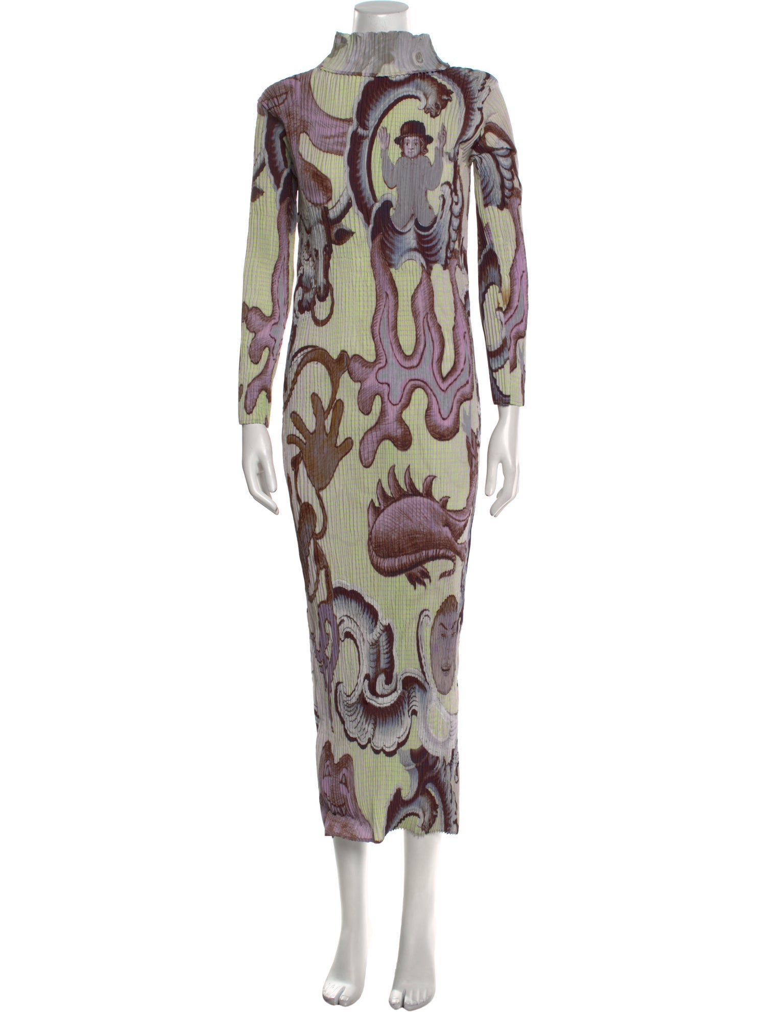 Julia Heuer Paisley Print Long Dress