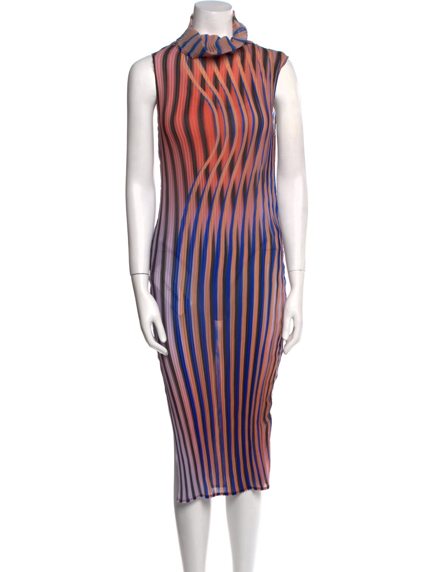 Julia Heuer Striped Long Dress
