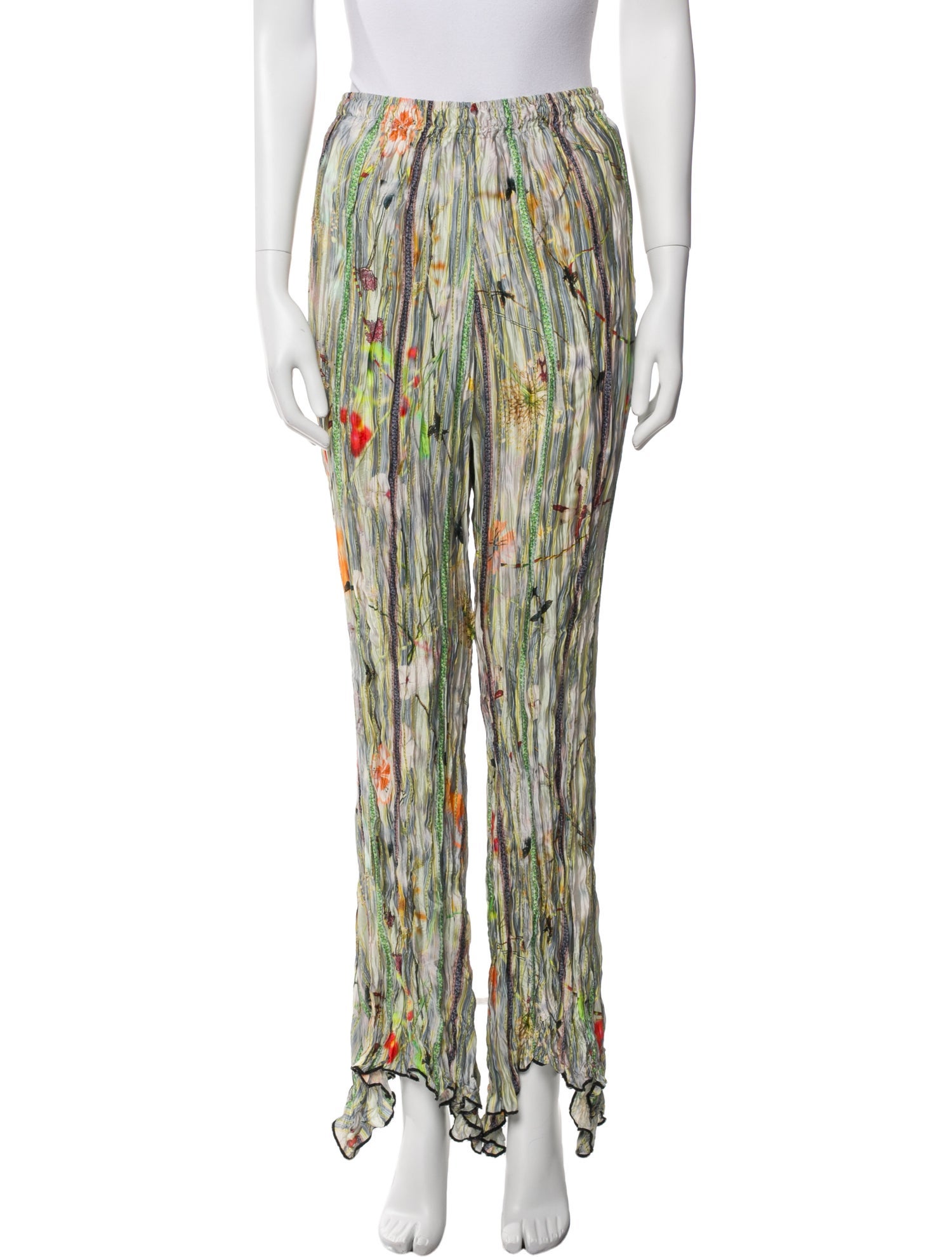 Julia Heuer Printed Wide Leg Pants