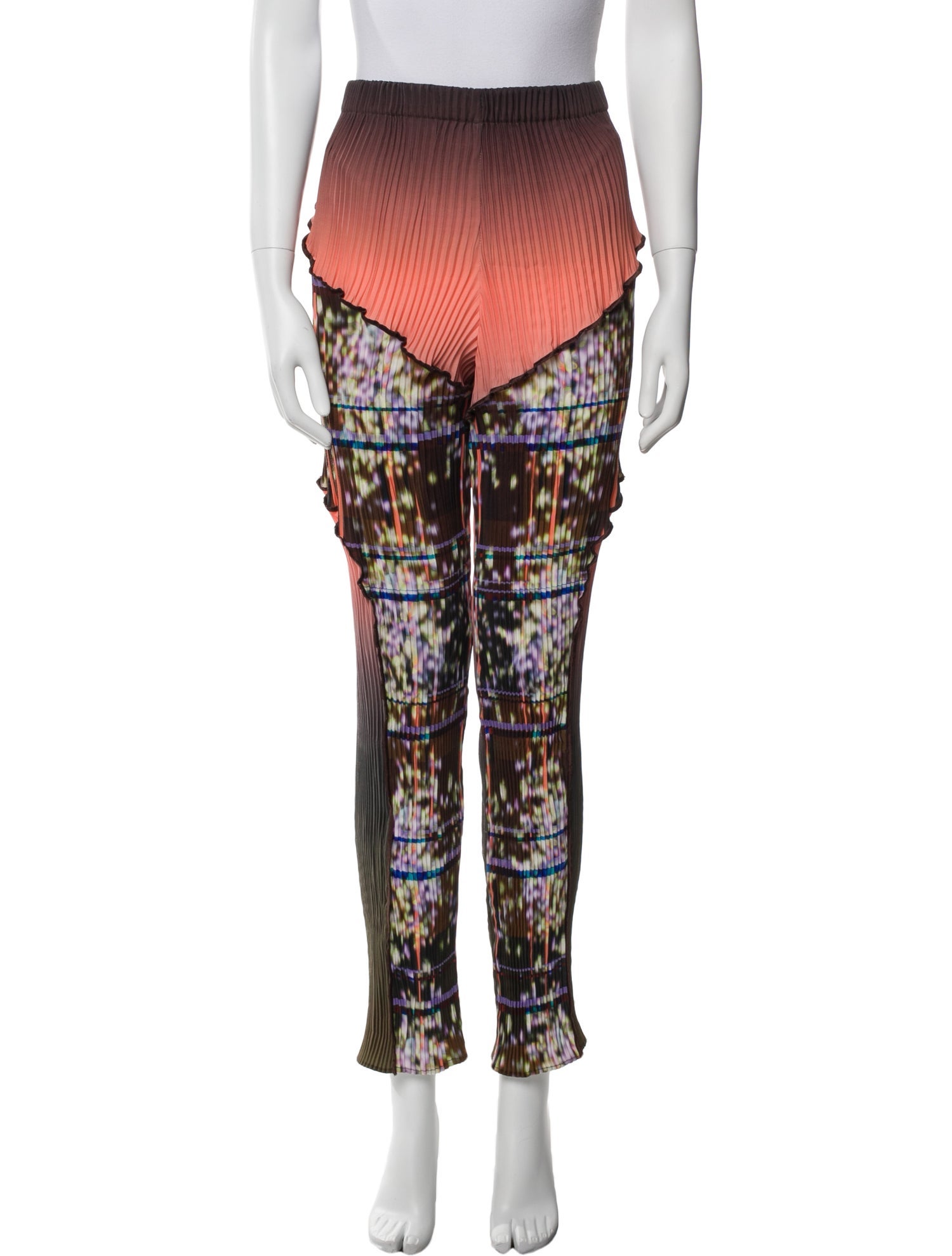Julia Heuer Printed Skinny Leg Pants