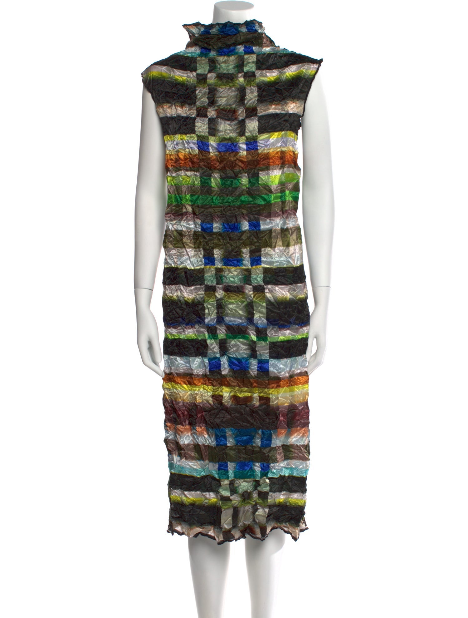 Julia Heuer Striped Mini Dress