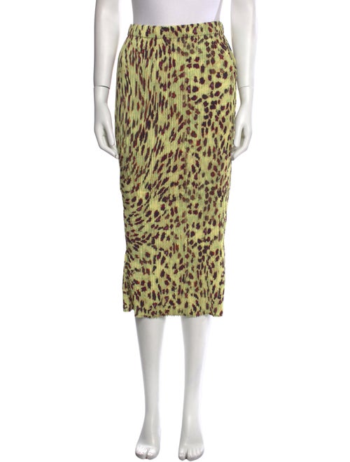 Julia Heuer Animal Print Midi Length Skirt