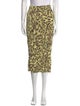 Julia Heuer Animal Print Midi Length Skirt