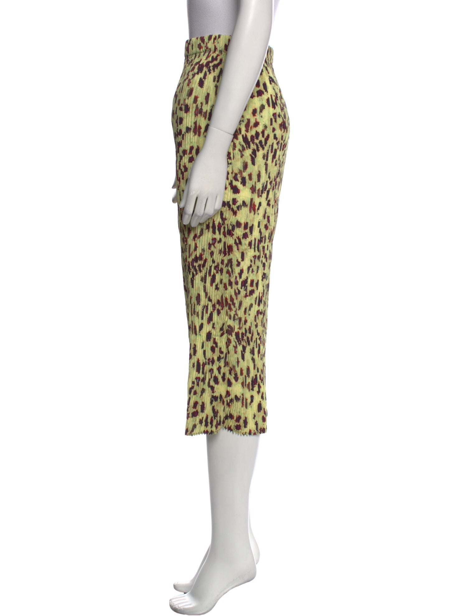 Julia Heuer Animal Print Midi Length Skirt