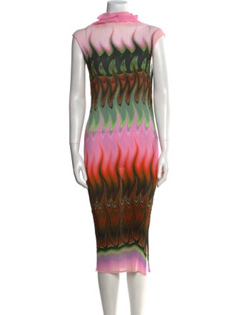 Julia Heuer Printed Long Dress