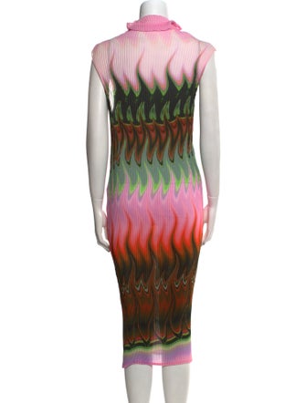 Julia Heuer Printed Long Dress