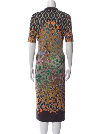 Julia Heuer Printed Midi Length Dress