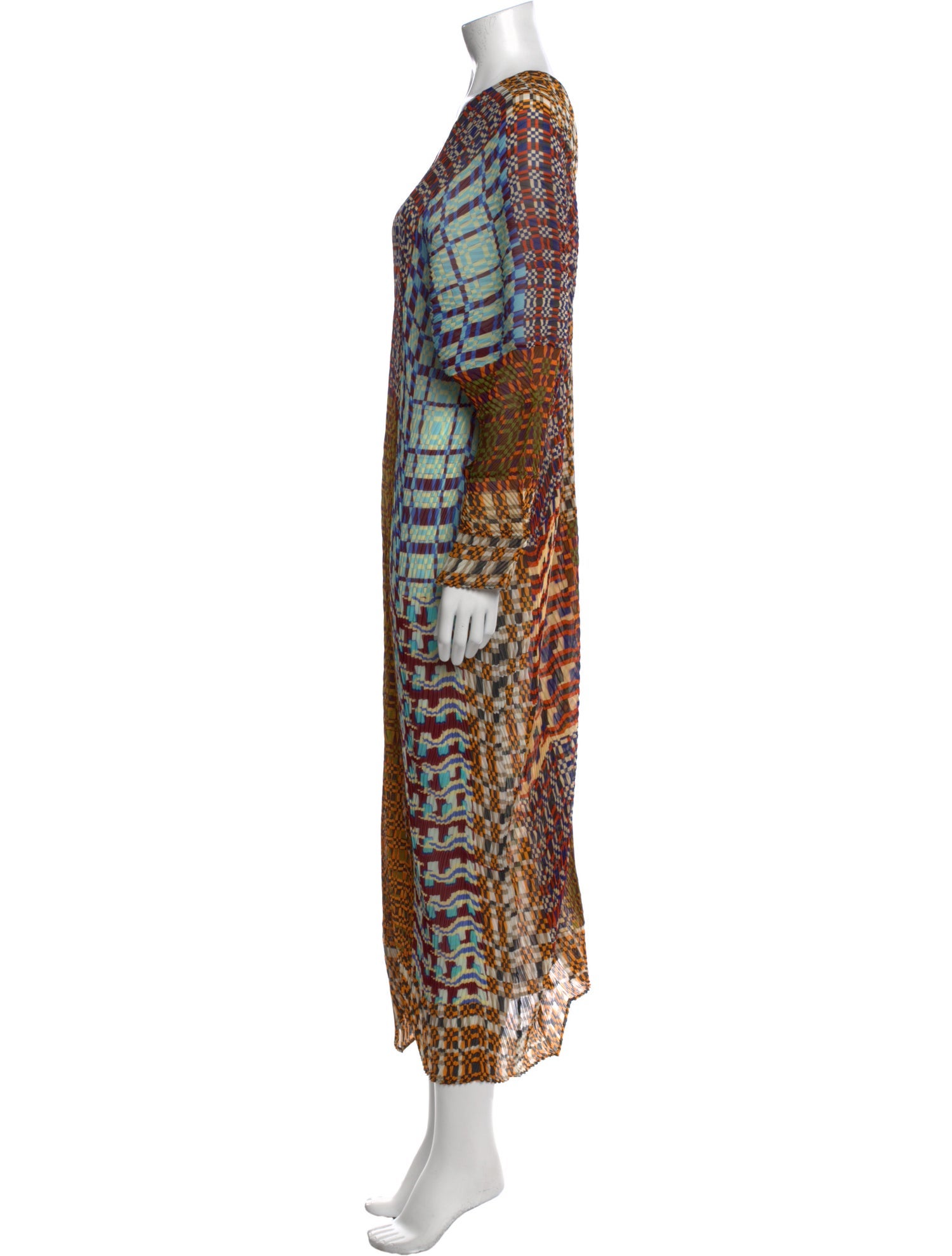 Julia Heuer Printed Long Dress