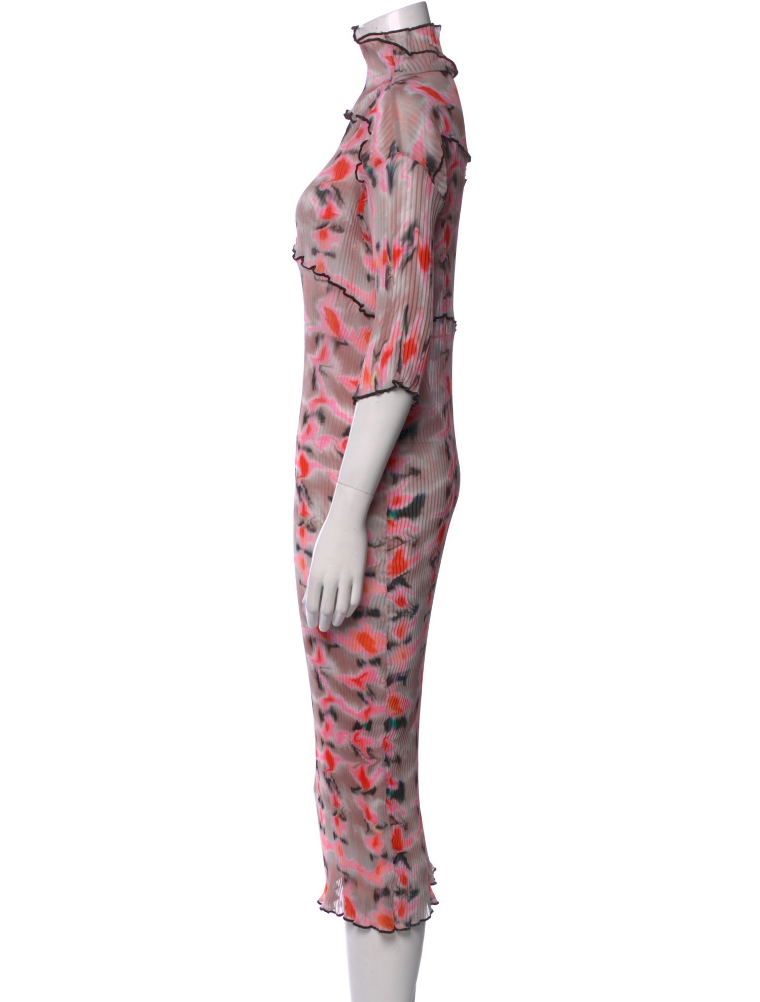 Julia Heuer Printed Midi Length Dress