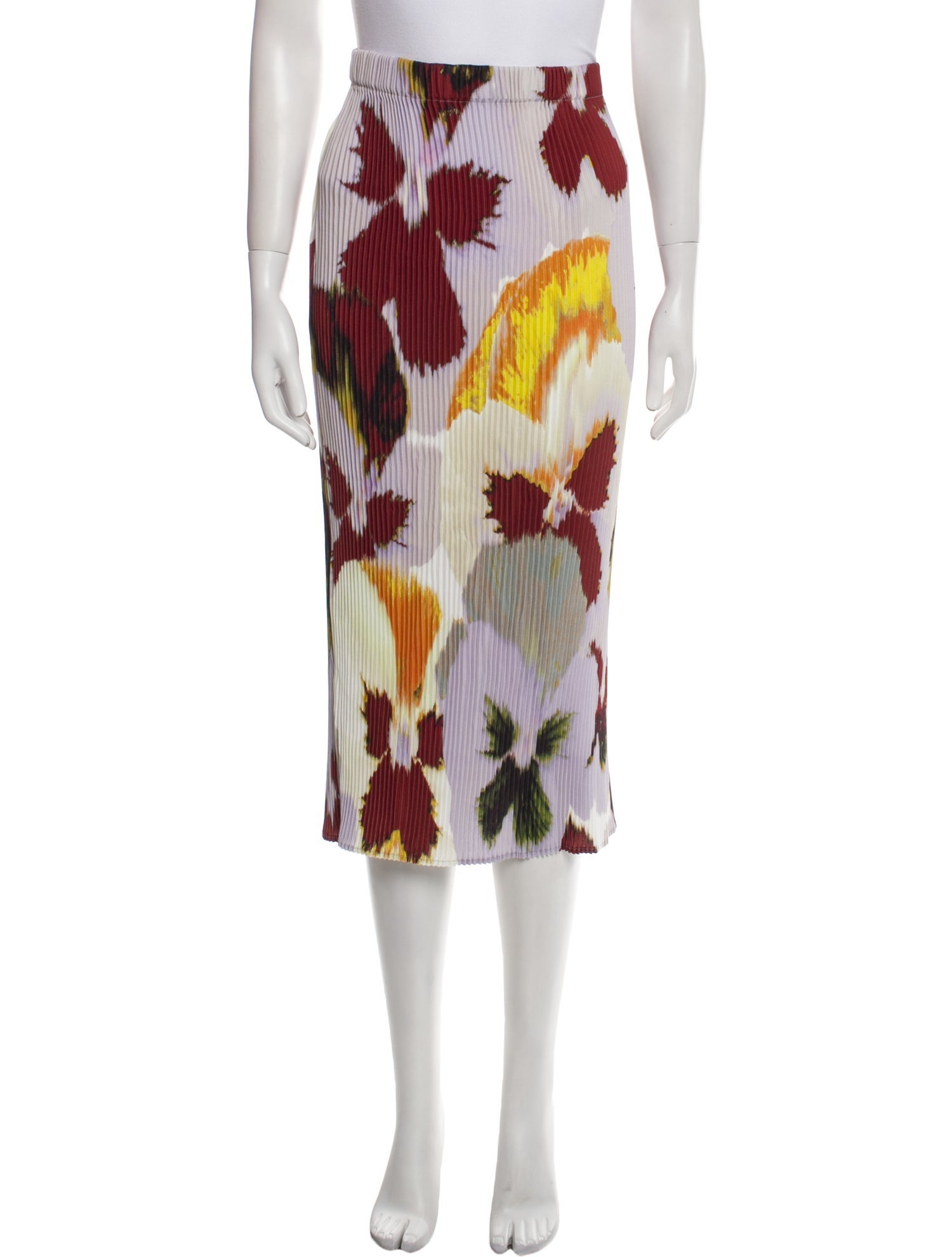 Julia Heuer Printed Midi Length Skirt