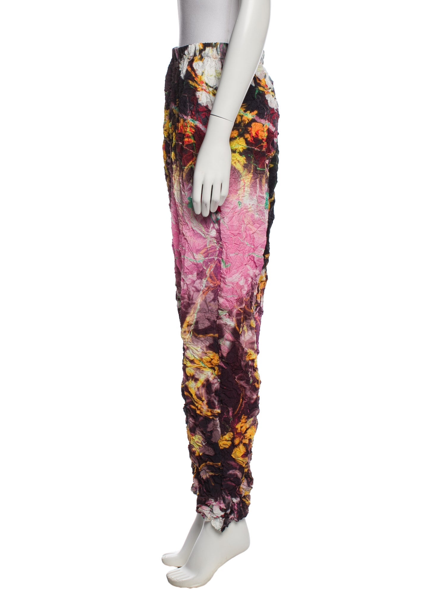 Julia Heuer Floral Print Skinny Leg Pants
