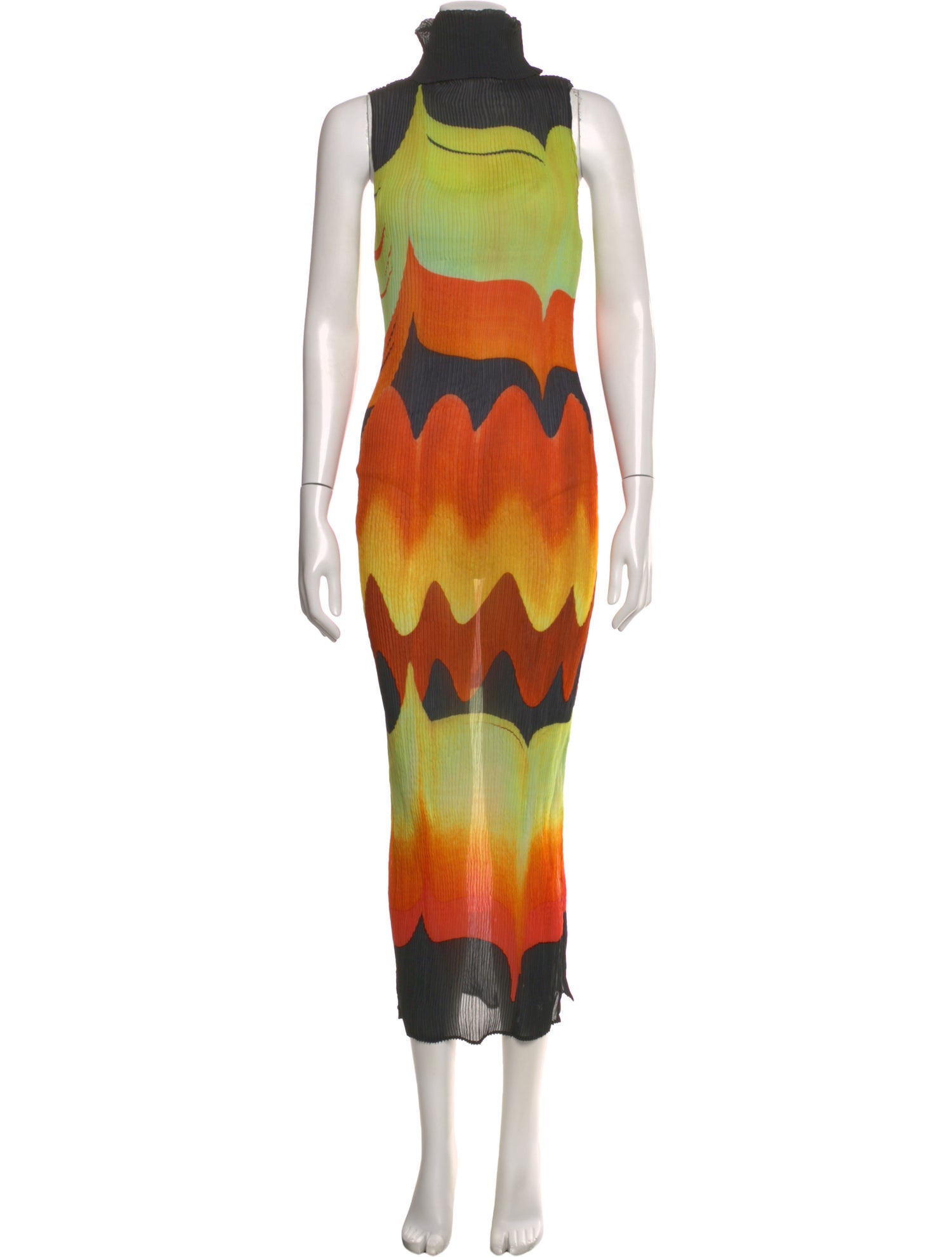 Julia Heuer Printed Long Dress
