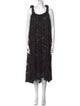 JULIA ALLERT Lace Pattern Long Dress