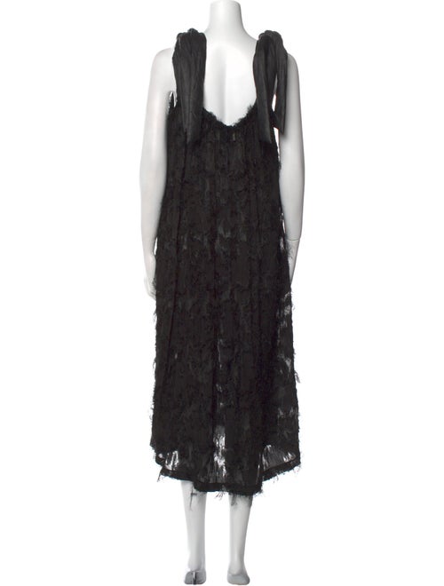 JULIA ALLERT Lace Pattern Long Dress