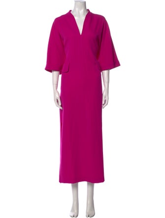 JULIA ALLERT V-Neck Long Dress