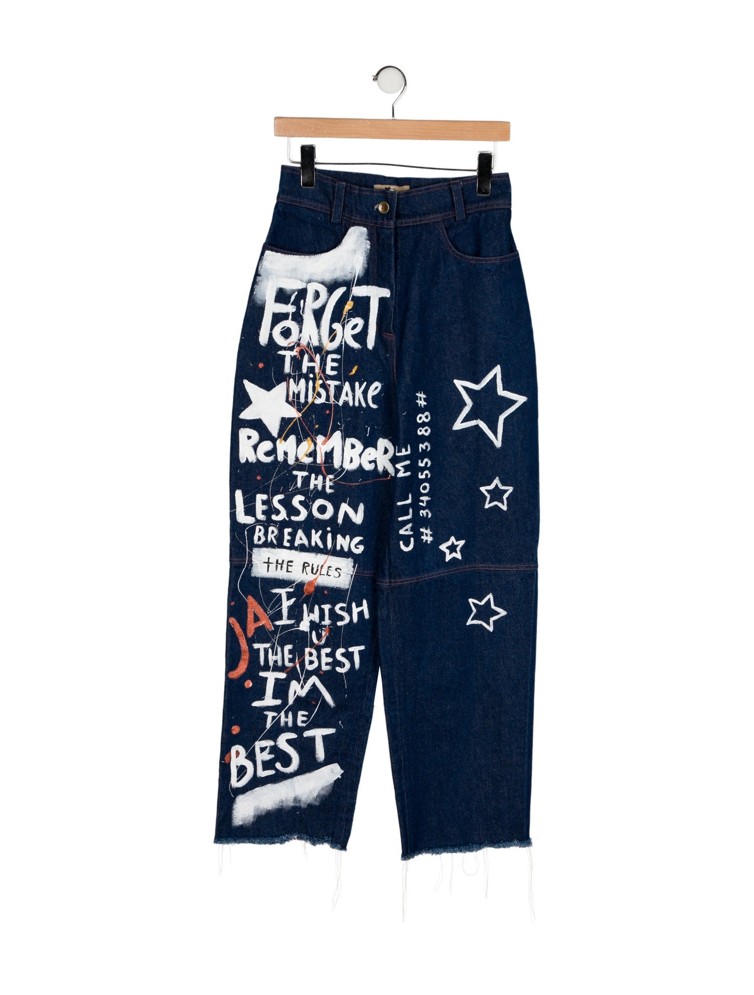 JULIA ALLERT High-Rise Straight Leg Jeans