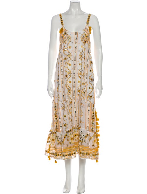 Juliet Dunn Printed Long Dress