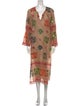 Juliet Dunn Printed Long Dress