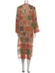 Juliet Dunn Printed Long Dress