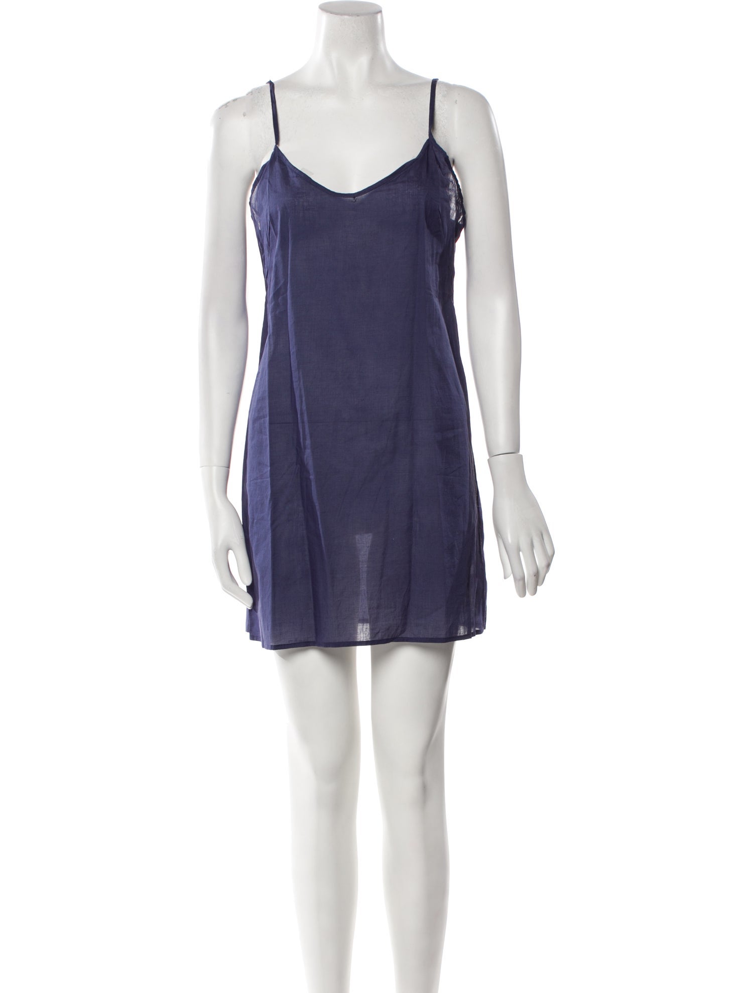 Juliet Dunn Scoop Neck Mini Dress