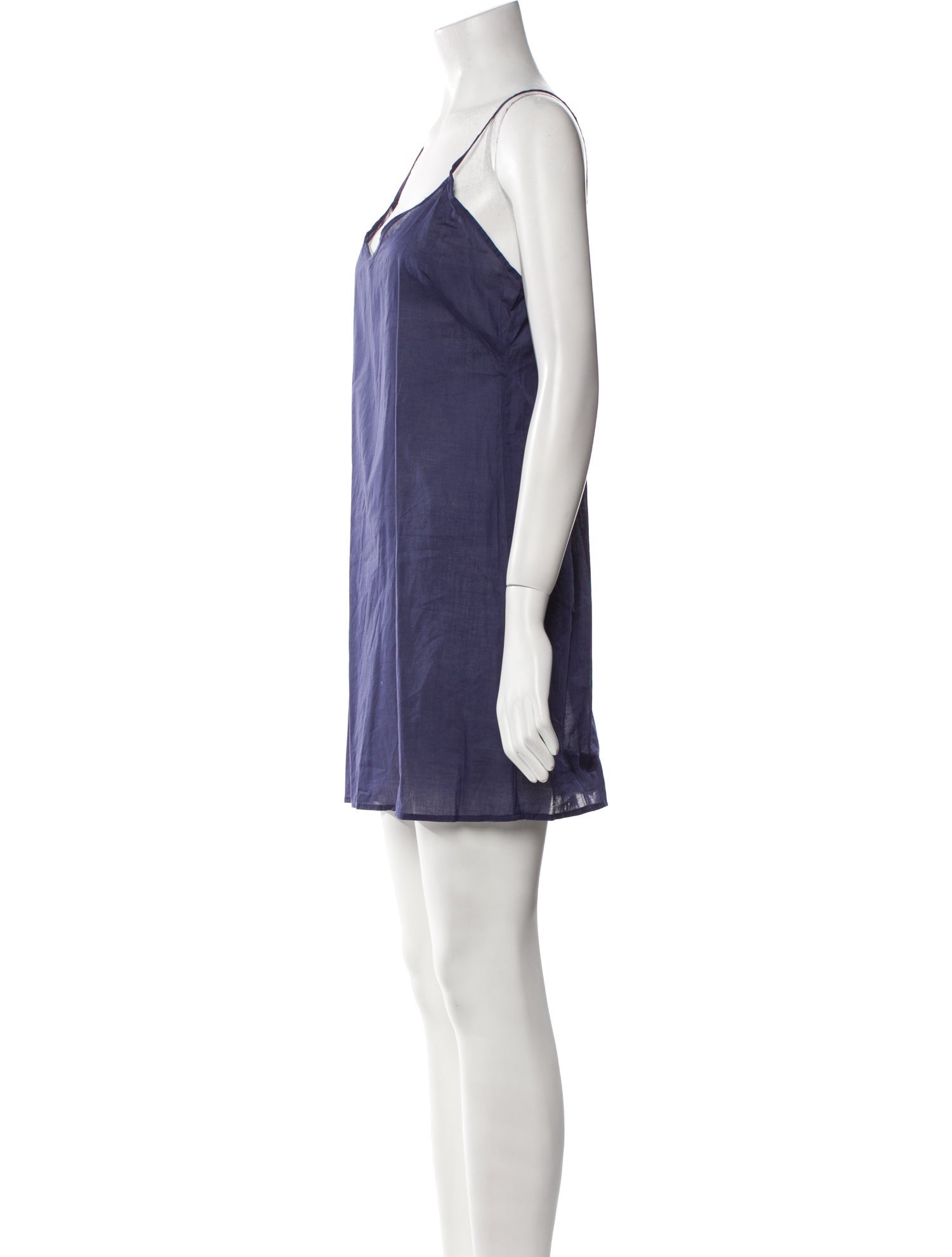 Juliet Dunn Scoop Neck Mini Dress