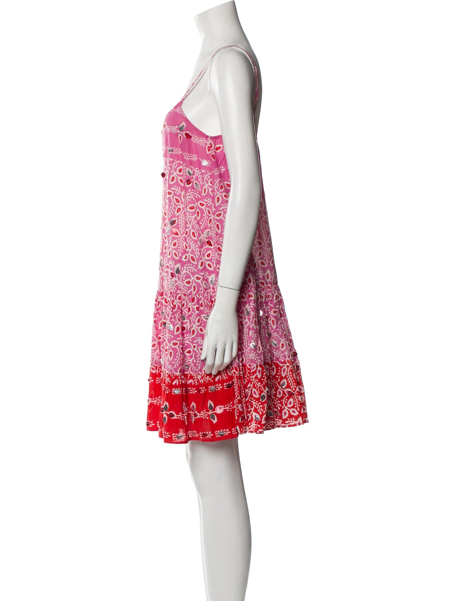Juliet Dunn Printed Mini Dress