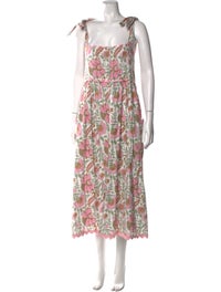 Floral Print Long Dress