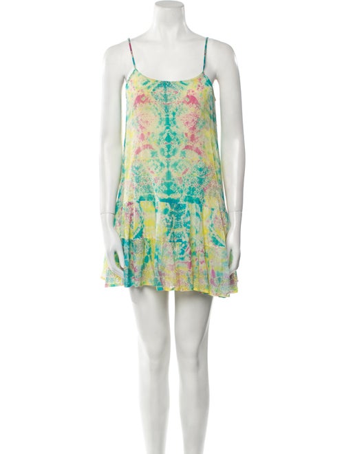 Juliet Dunn Silk Mini Dress