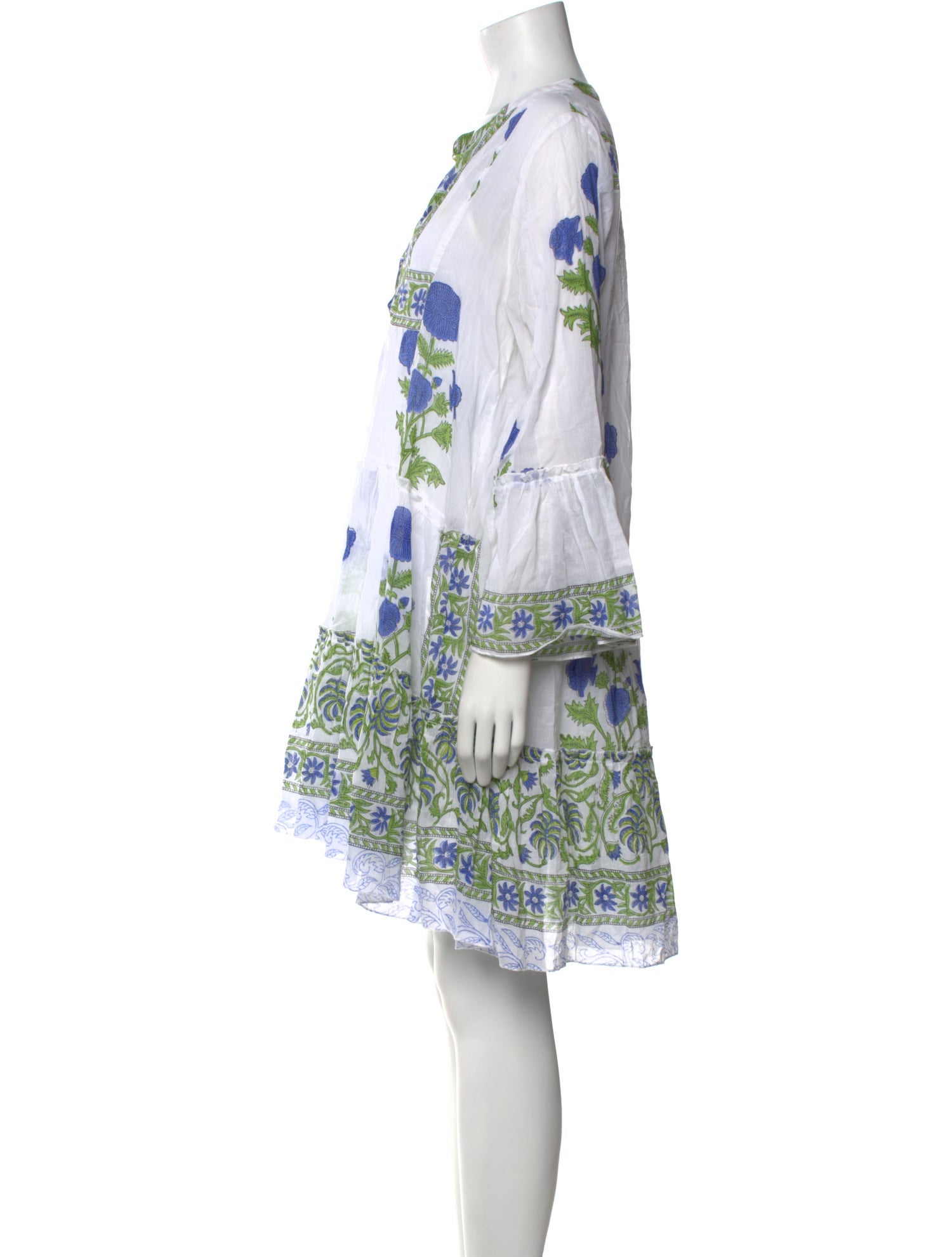 Juliet Dunn Printed Knee-Length Dress