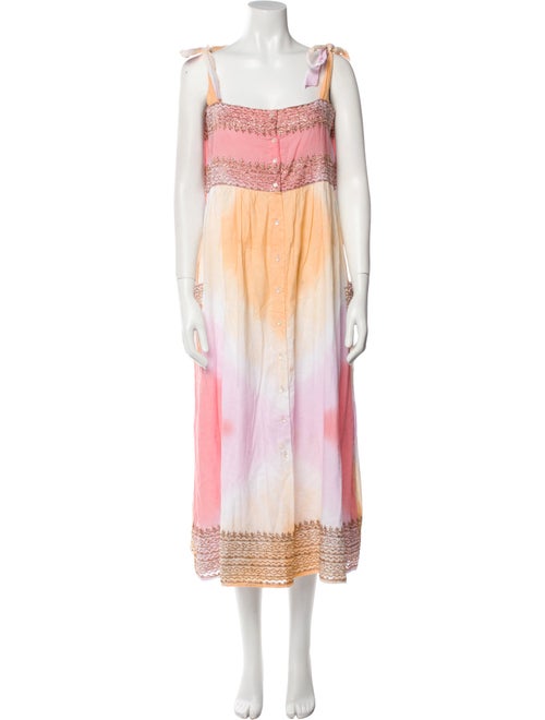 Juliet Dunn Printed Long Dress