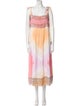 Juliet Dunn Printed Long Dress