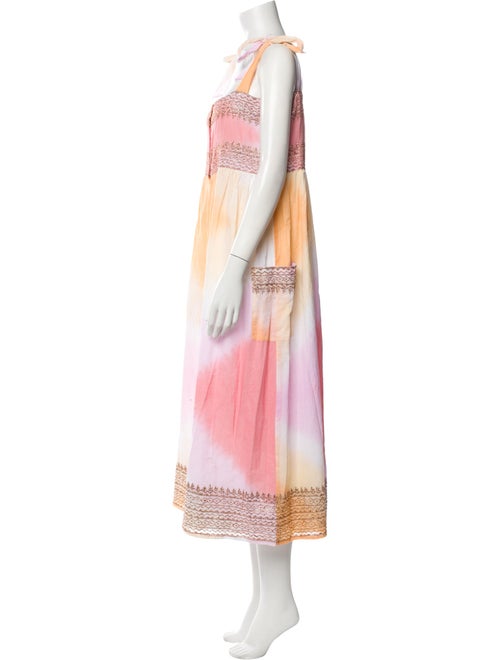 Juliet Dunn Printed Long Dress