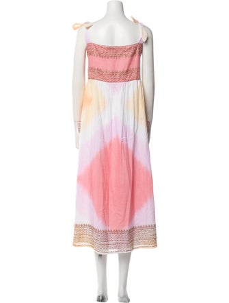 Juliet Dunn Printed Long Dress