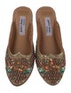 Juliet Dunn Sequins Sequin Embellishments Mules