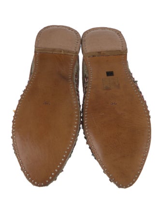 Juliet Dunn Sequins Sequin Embellishments Mules