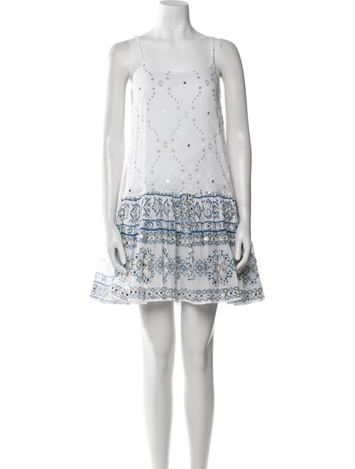 Juliet Dunn Printed Mini Dress