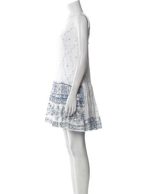 Juliet Dunn Printed Mini Dress