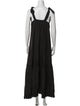 Juliet Dunn V-Neck Long Dress