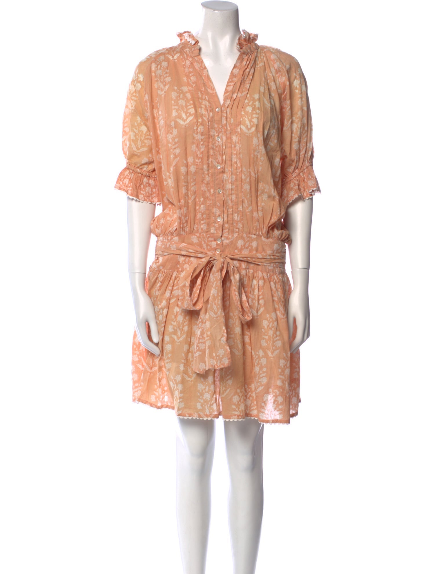 Juliet Dunn Printed Knee-Length Dress